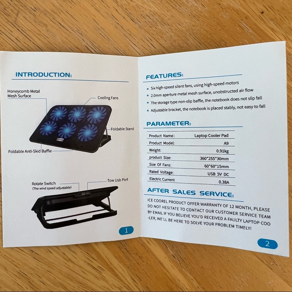 Ice Coorel Laptop Cooler - Picture 5 of 6
